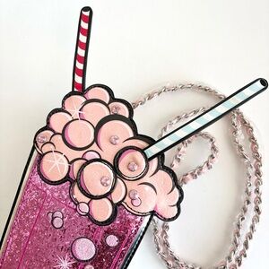 Dolls Kill X Archie | Milkshake Pink Glitter Chain Crossbody Bag